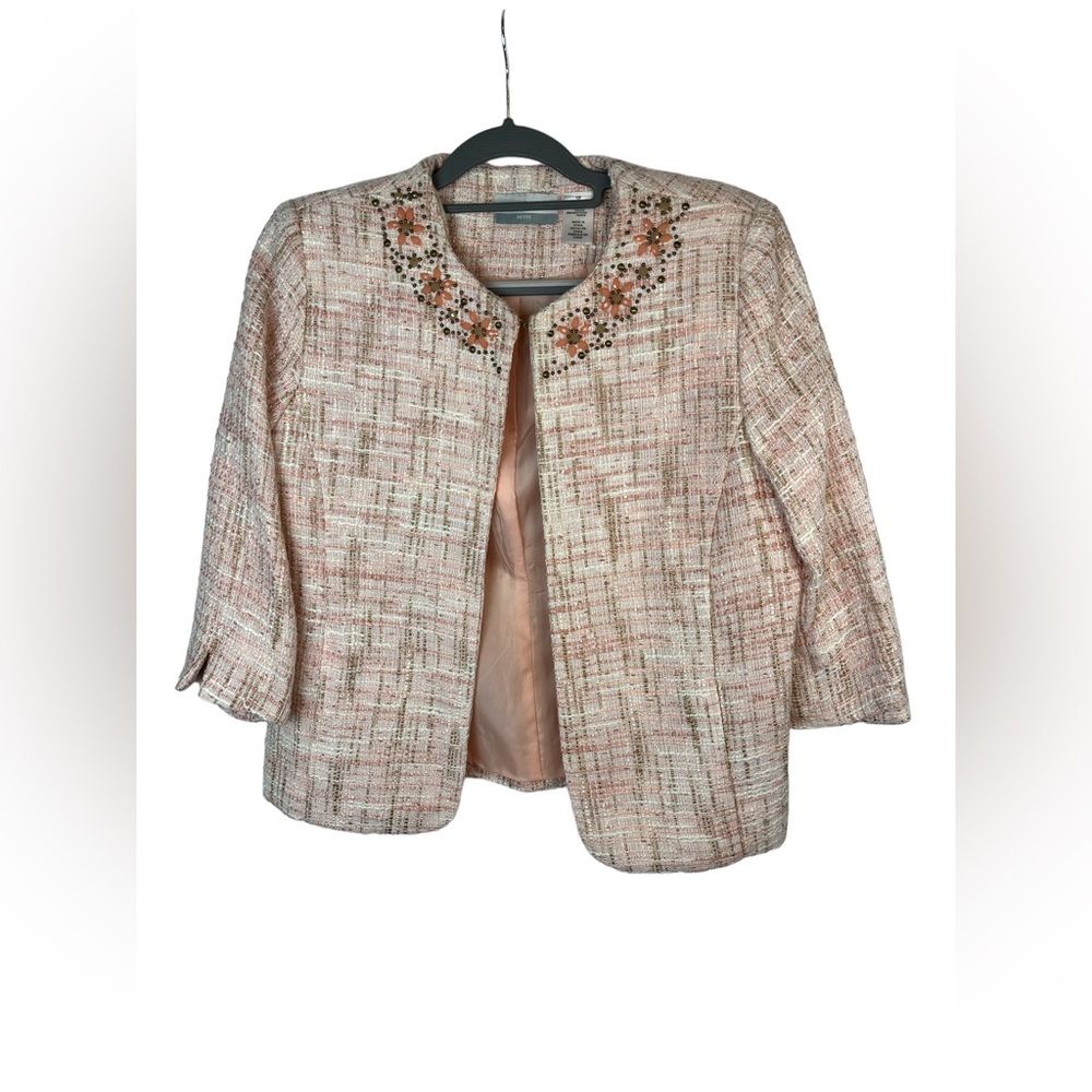 Alfred dunner tweed blazer‎ size 10 petite